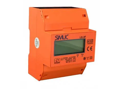 Digitaler Elektrizitätszähler, dreiphasig 4-mode mit MID-Reset, SIMLIC 85402010