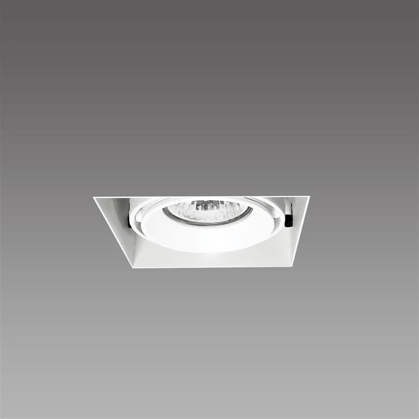Einbauleuchte Merano GU10 weißes Quadrat LP-2790 / 1RS WH Light Prestige