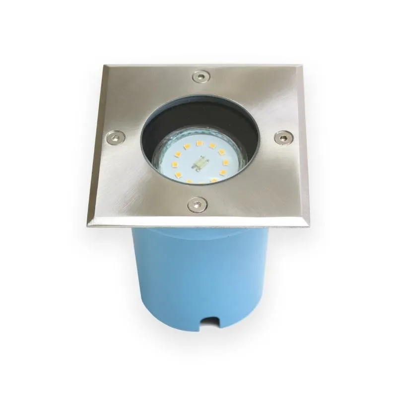 Fassung - Bodeneinbau ENTRADA 1 Chrom GU10 IP65 Kobi