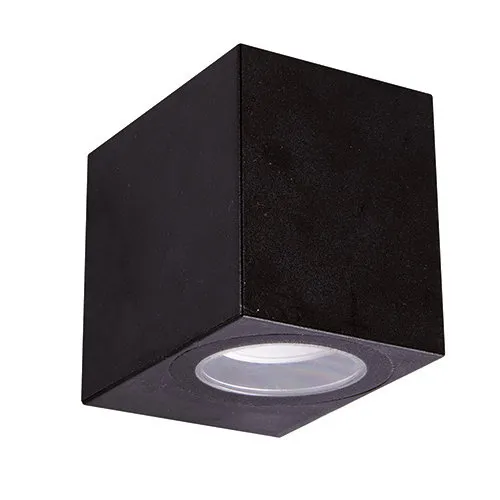 GAMP GU10 D BLACK hermetische Außenwandleuchte IP54 Struhm