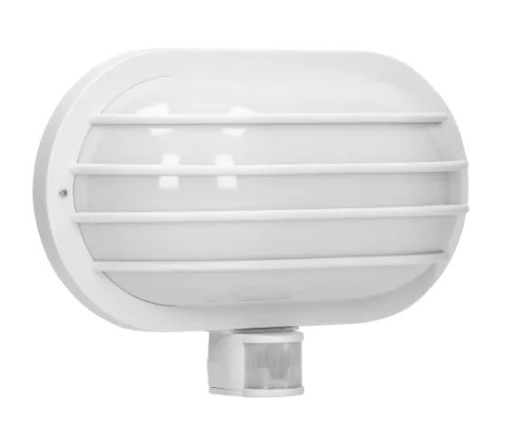 Gartenleuchte mit Bewegungsmelder 180° E27 60W weiß Virone LASO LF-2/W Orno