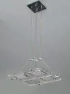 Hängelampe Cosmo 4 quadratisch transparent G9 P1-467-4C Light Prestige