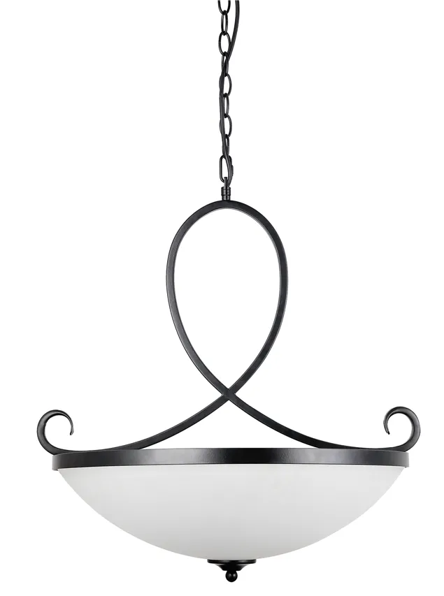 Hängelampe Cuneo schwarz weiß 3xE27 LP-2322 / 3P Light Prestige