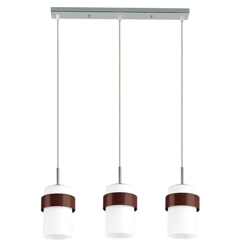 Hängelampe Miele 3 braun 3xE27 Röhre LP-866 / 3P Light Prestige