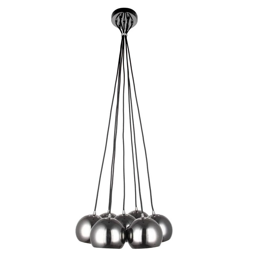 Hängelampe Punto 7 Kugel 7xE14 Graphit LP-22872 / 7P Light Prestige