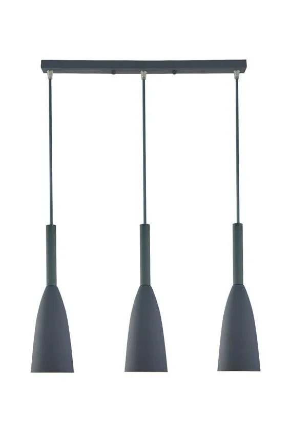 Hängelampe Solin 3xE27 Röhre grau Light Prestige LP-181 / 3L GR