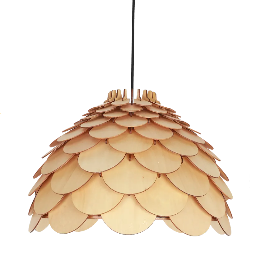 Hängelampe aus Holz Burgo E27 LP-101335 / 1P L Light Prestige