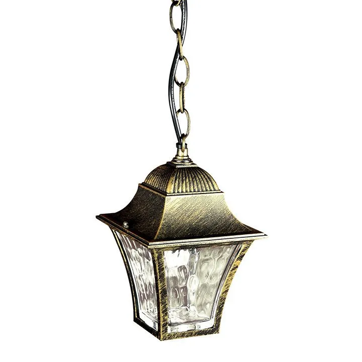 LED Garten-Pendelleuchte LONDON 6W 3000K 350lm patina Polux