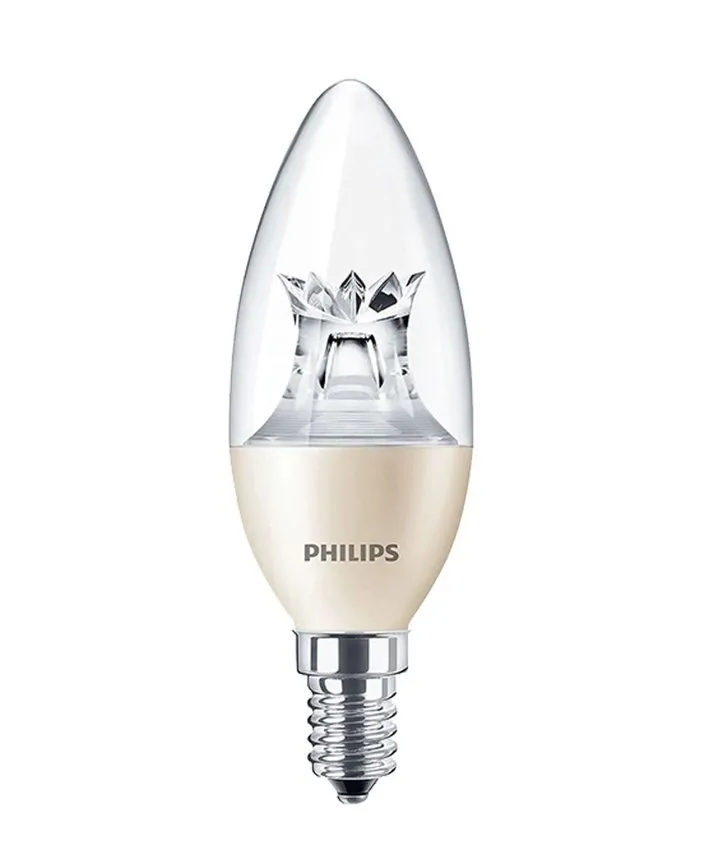 LED-Glühbirne DimTone B38 E14 6W =40W 2200-2700K 470lm Philips