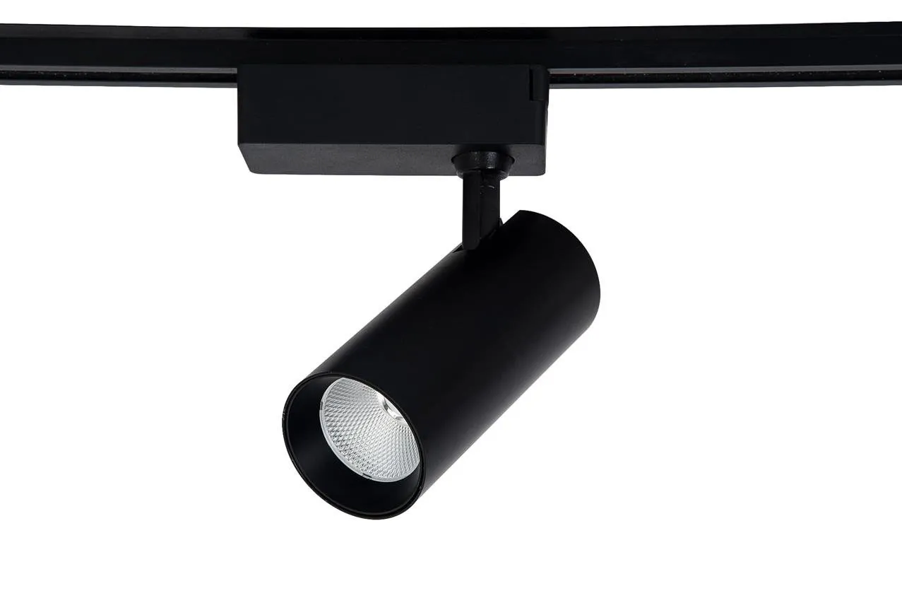 LED Rocca 10W 3000K Strahler schwarz für Light Prestige LP-10192 / 1W BK Sammelschienen