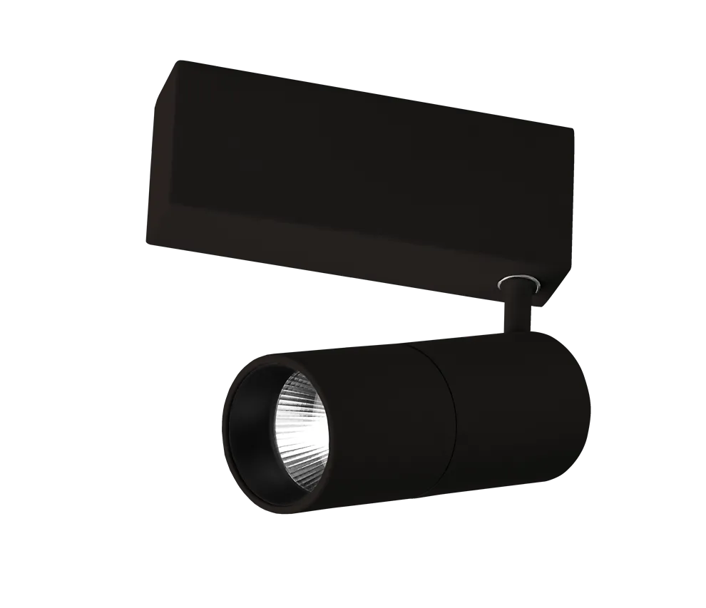 LED Sun 15W 3000K 880lm schwarzer Strahler LP-557-MAG-BK Light Prestige