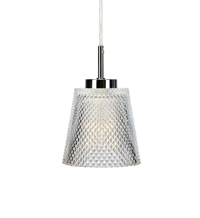 LUSH 1L E14 Chrom Marksoljd Pendelleuchte 107049