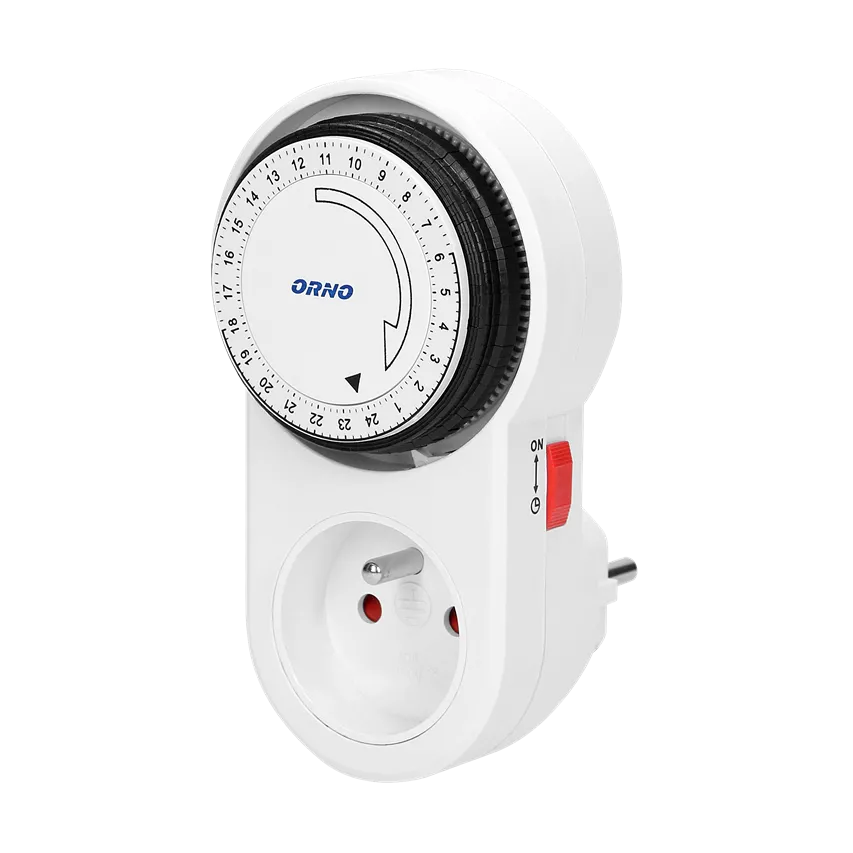 Mechanische Zeitschaltuhr weiß OR-PRE-443 Orno