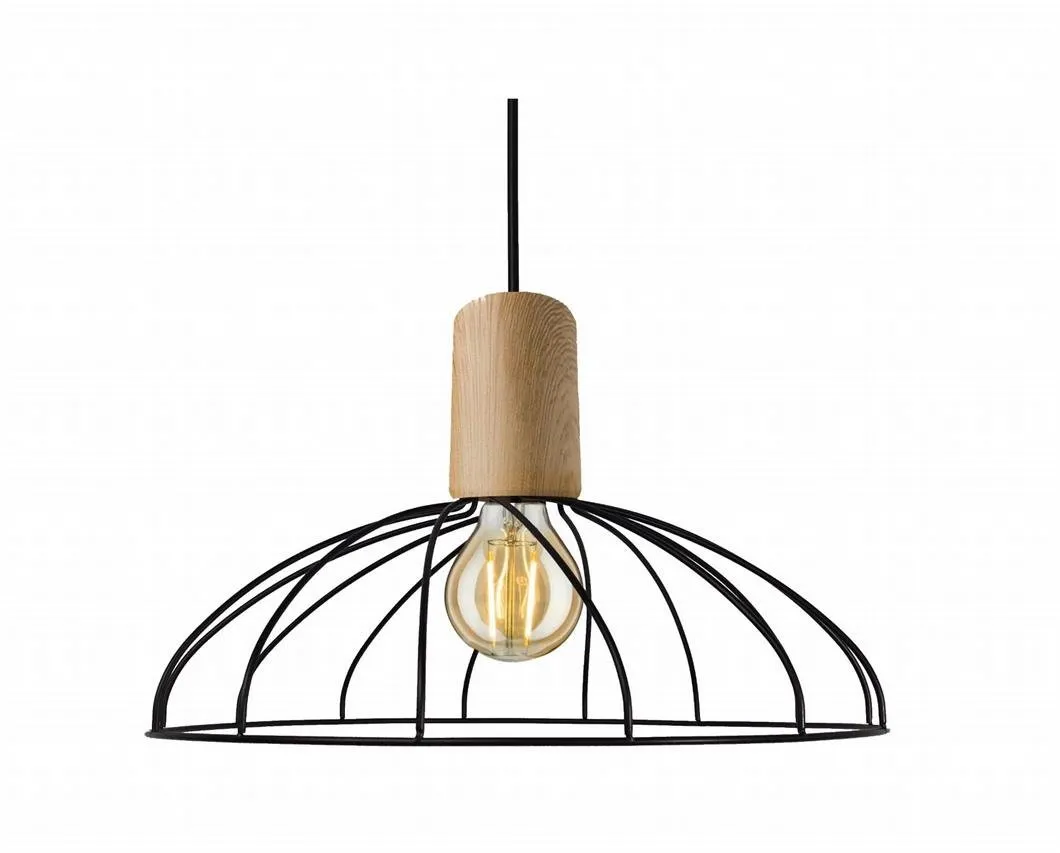 Moderno Pendelleuchte groß E27 schwarzbraun Light Prestige LP-1221 / 1P B E27 BK