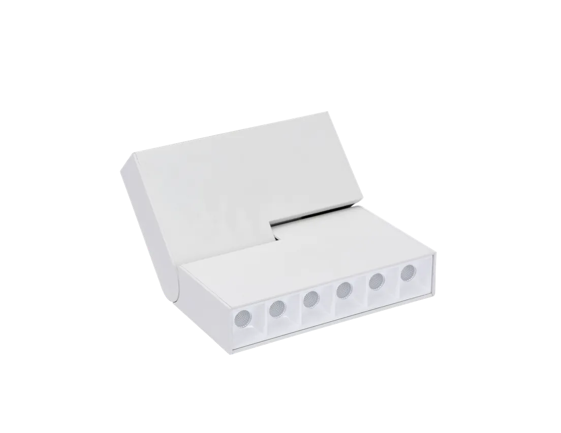 Mondscheinwerfer 6x1W 3000K 390lm magnetisch weiß LP-562-MAG-WH Light Prestige