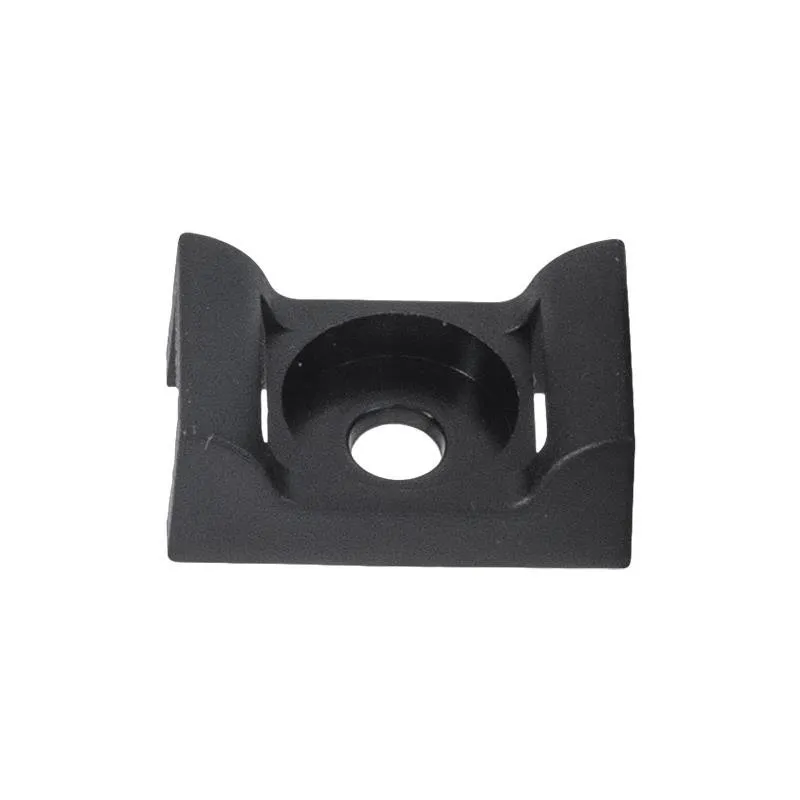 Montagesockel schwarz, anschraubbar, Bandbreite 2,4-4,8mm PMP-05-4-UV-100