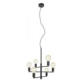 OSLO 6L 6XE27 Pendelleuchte schwarz Marksoljd 107455