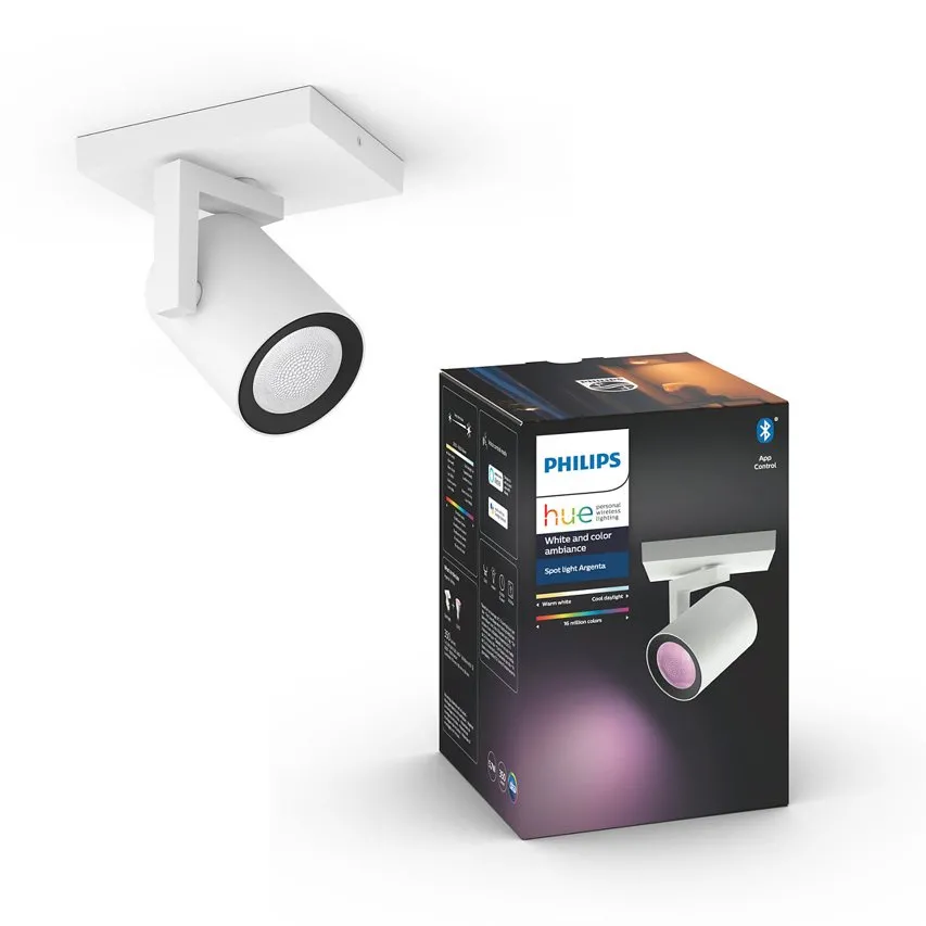 Philips Hue Einerspot weiß Argenta GU10 5,5W White and color ambiance Bluetooth