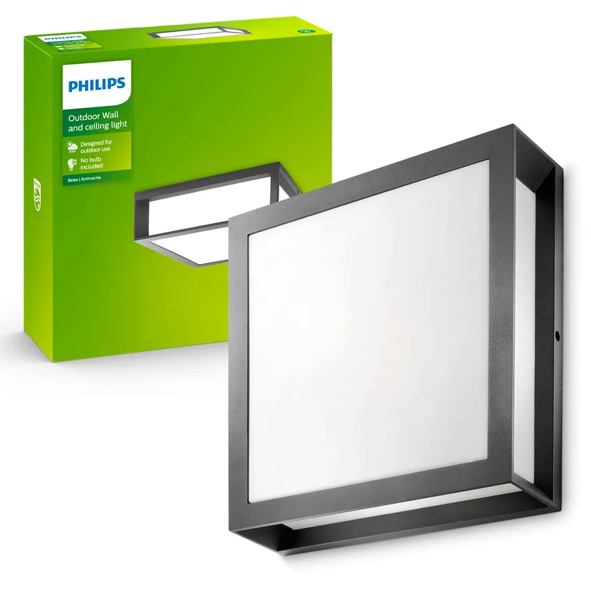 Philips myGarden SKIES 2x E27 anthrazit IP44 Gartenleuchte