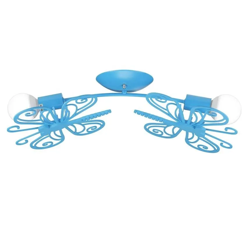 Plafon Blauer Deckenschmetterling 2xE27 LP-14031 / 2C Light Prestige