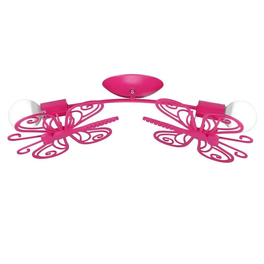 Plafon Roter Deckenschmetterling 2xE27 LP-14030 / 2C Light Prestige