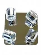 Plafond DAVOS 4xGU10 50W silber XD-2034--4FS Licht Prestige