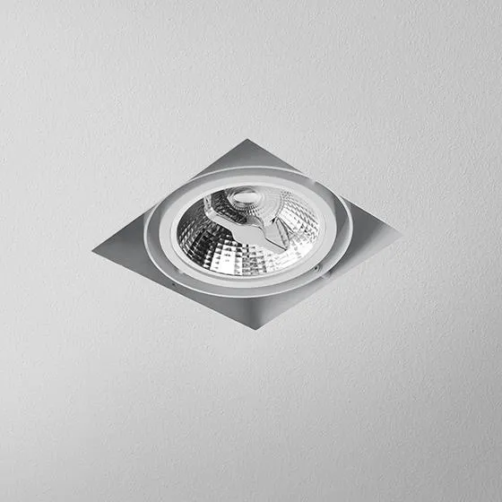 SQUARES Einbauleuchte weiß GU10 ES111 50W IP20 37511-0000-U8-PH-03 Aqform