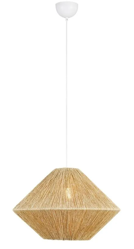 STRAW 1L E27 Natur Marksoljd Pendelleuchte 107982