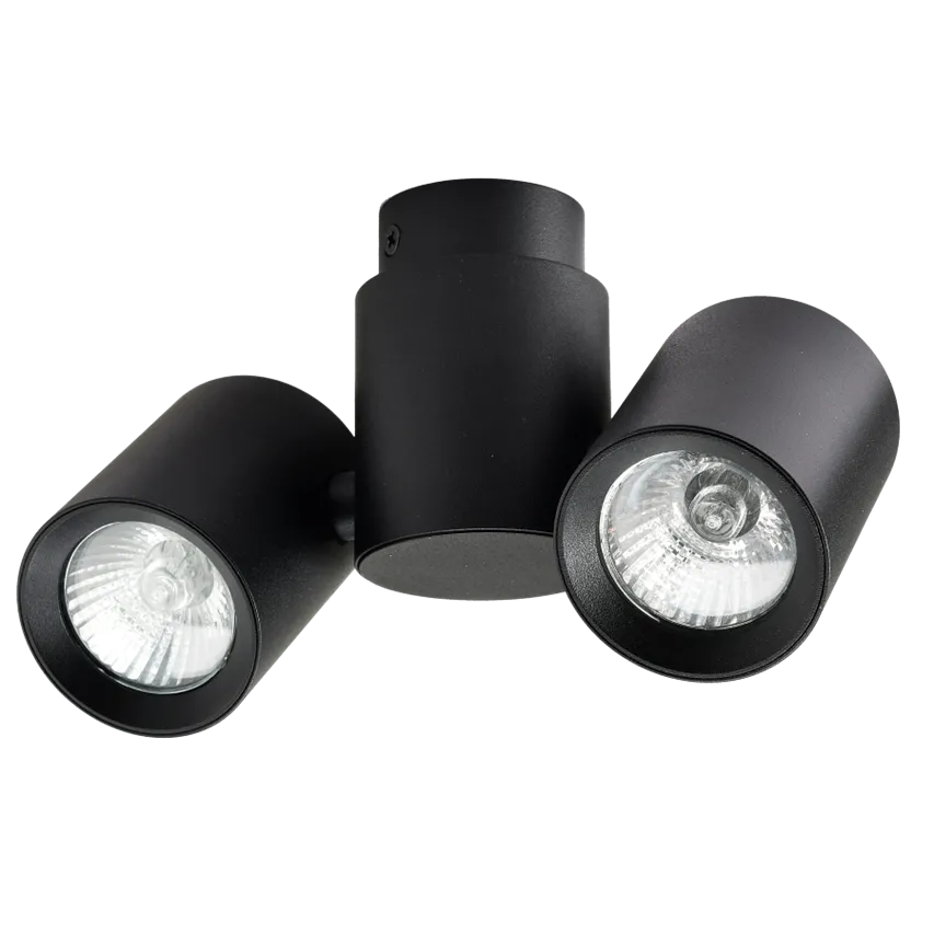 Scheinwerfer Boston 2 schwarz 2xGU10 LP-741/2W BK Light Prestige