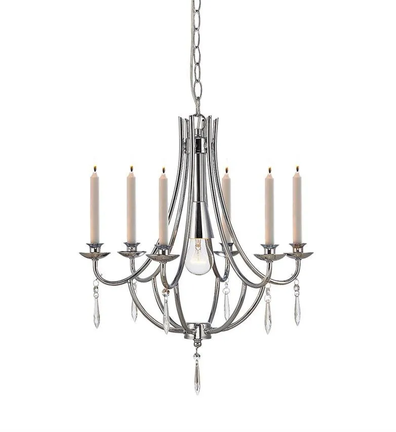 TAMARA 1L E27 Chrom Pendelleuchte Marksoljd 107059