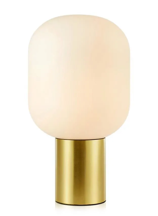 Tischleuchte BROOKLYN 1L 44cm E27 Gebürstetes Gold Marksoljd 107868