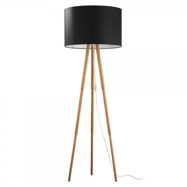 Tokyo 1 FL Buche/Schwarz Stehleuchte 5286 E27 TK Lighting