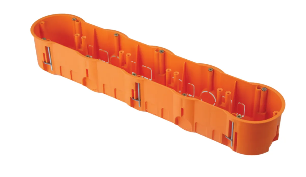 Unterputz-Einbaudose 5x60 tief mit Schrauben A.0048PG Pawbol