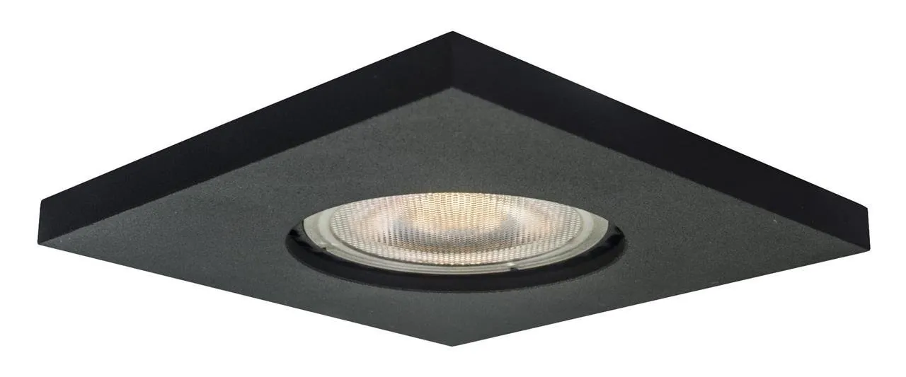 Unterputz quadratisch Lagos GU10 schwarz IP65 Light Prestige LP-440 / 1RS BK quadratisch