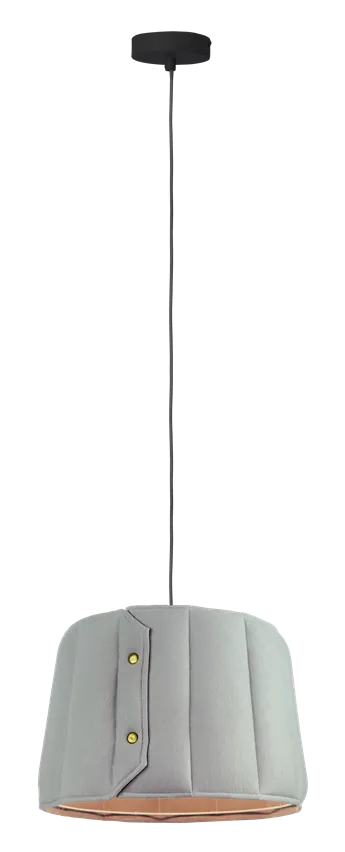 Vitoria E27 große Hängelampe grau LP-6030 / 1P Light Prestige