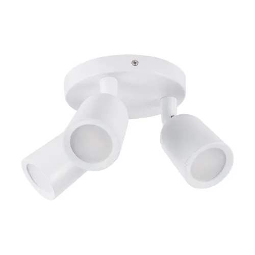 Wandleuchte BOGNA weiß LED 3x LED GU10 20W IP20 03986 STRÜHM