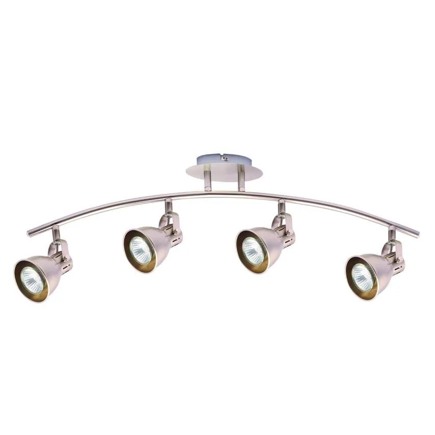 Wandleuchte Bozen 4 Nickel 4xGU10 LP-8067 / 4W Light Prestige
