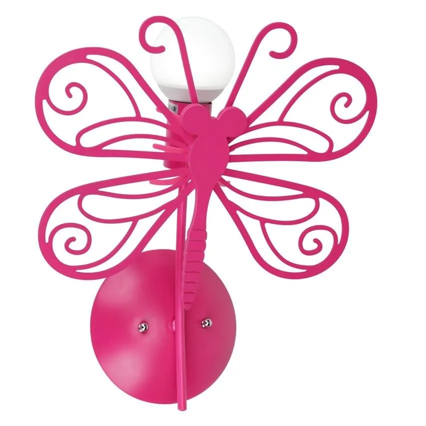 Wandleuchte Butterfly rot E27 LP-14030 / 1W Light Prestige