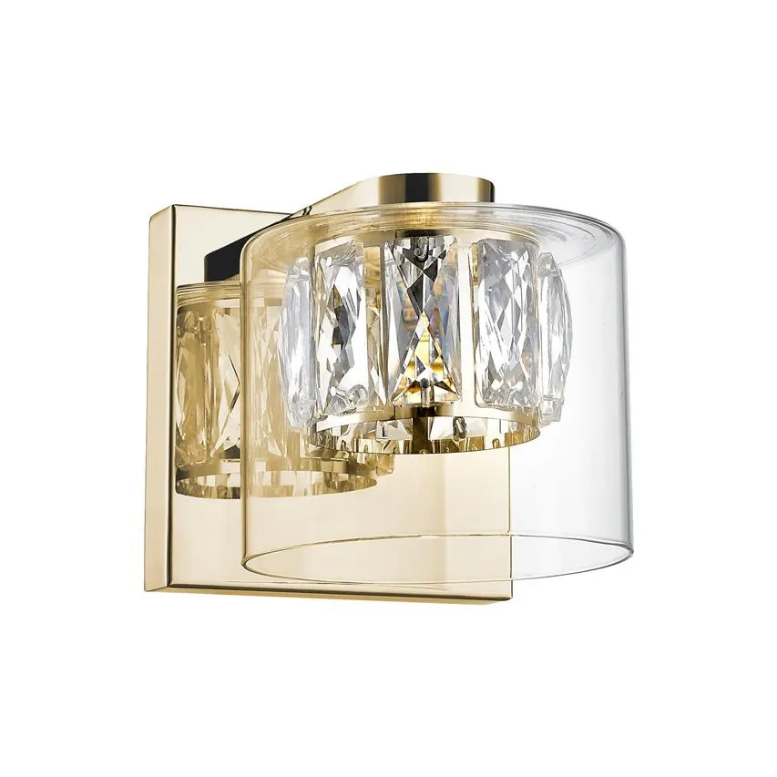 Wandleuchte GEM transparent, rose gold LED 5W IP20 Zuma line
