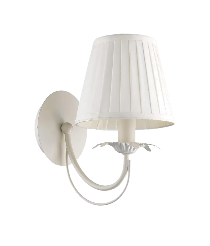 Wandleuchte Ginosa E14 creme mit einem Lampenschirm LP-5369 / 1W Light Prestige