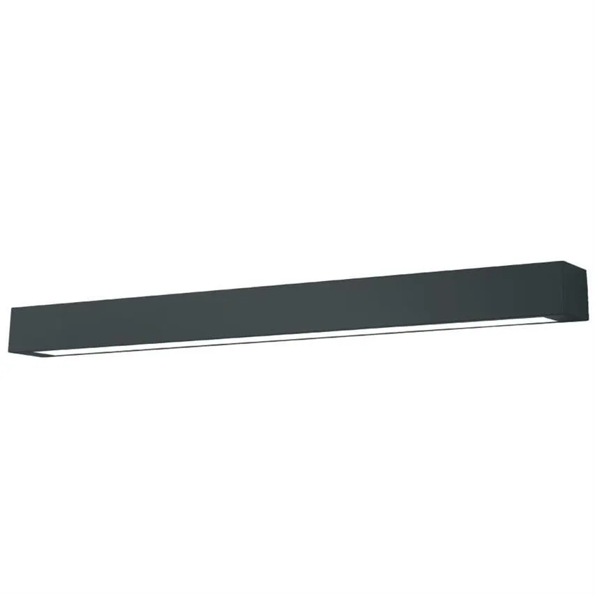 Wandleuchte Ibros LED XL 18W 3000K 120 cm schwarz IP44 GS-LWA-18W 3000K BK Licht Prestige