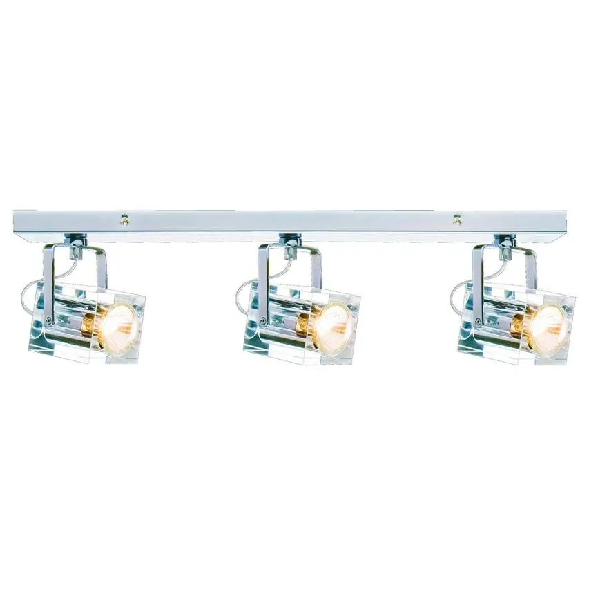 Wandleuchte Iceberg 3 silber 3xGU10 Kristall, transparent LP-253 / 3W Light Prestige