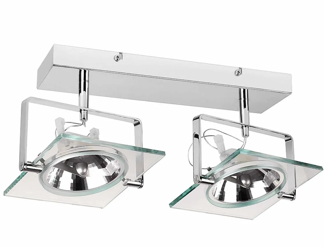 Wandleuchte Industrial 2 QR11 50W silber QR-111002 Licht Prestige