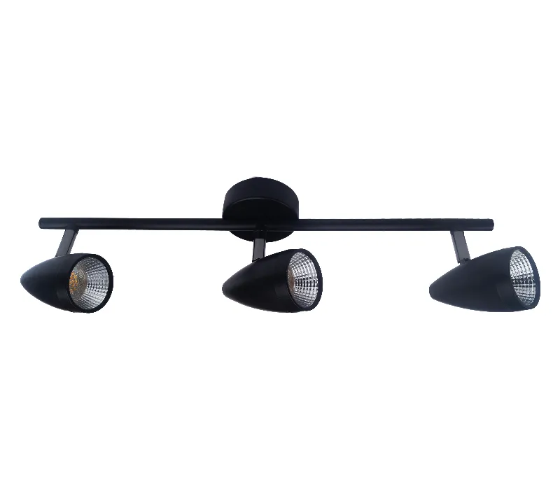 Wandleuchte LED Cortino 3 5W 3000K 960lm schwarz LP-2638 / 3W Light Prestige