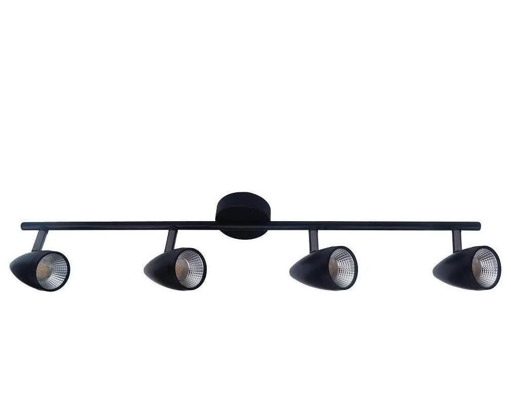 Wandleuchte LED Cortino 4 5W 3000K 1280lm schwarz LP-2638 / 4W Light Prestige