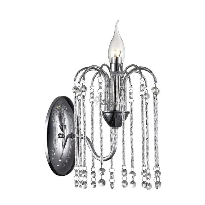 Wandleuchte LUCAS silber E14 max 60W IP20 Zuma line