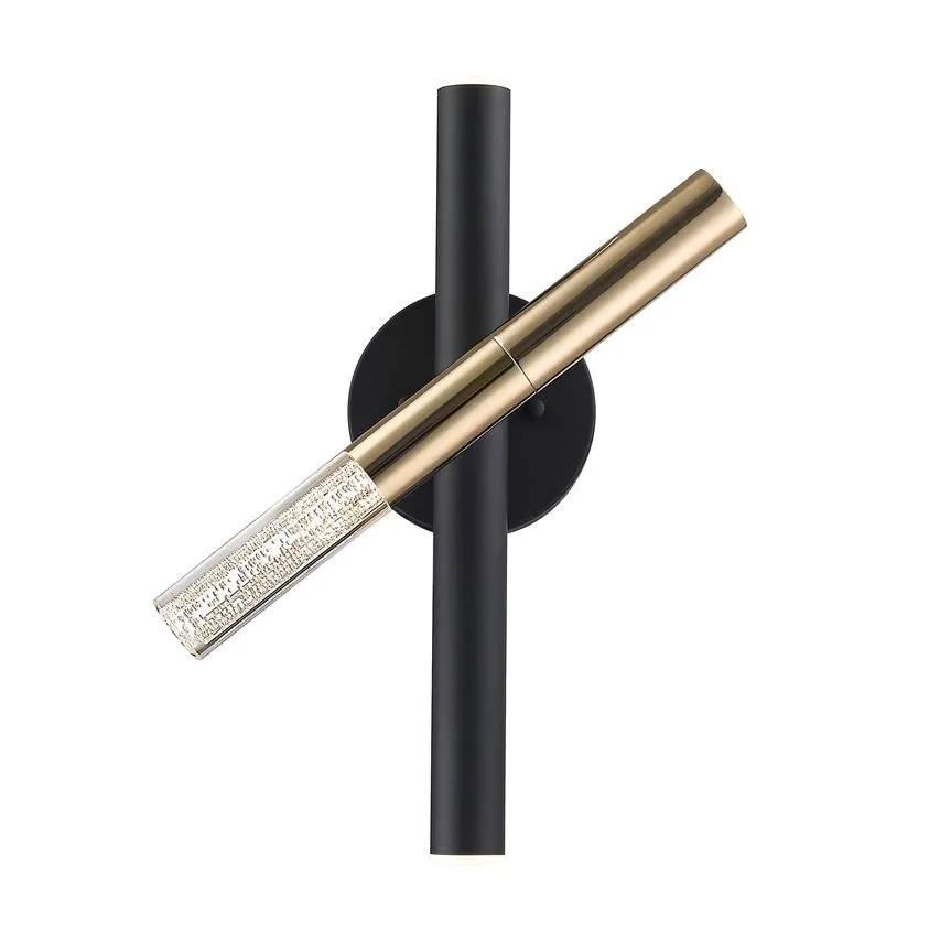 Wandleuchte ONE schwarz, gold 3x LED 5W IP20 Zuma line