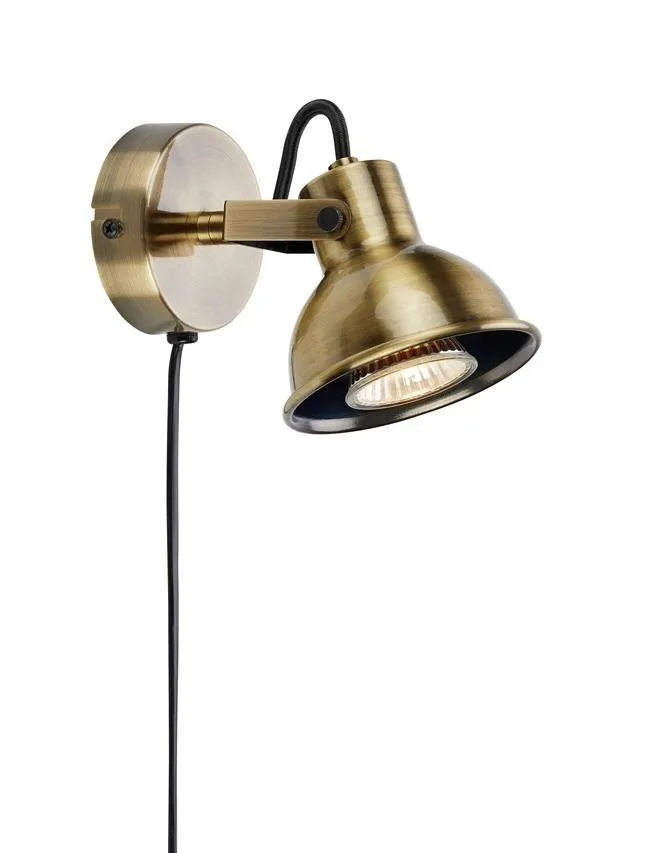 Wandleuchte ROCCO 1L GU10 Marxoljd Stahl 107853