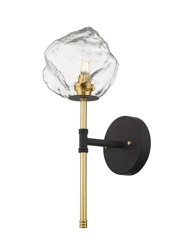 Wandleuchte ROCK schwarz matt, gold matt G9 max 28W IP20 Zuma line