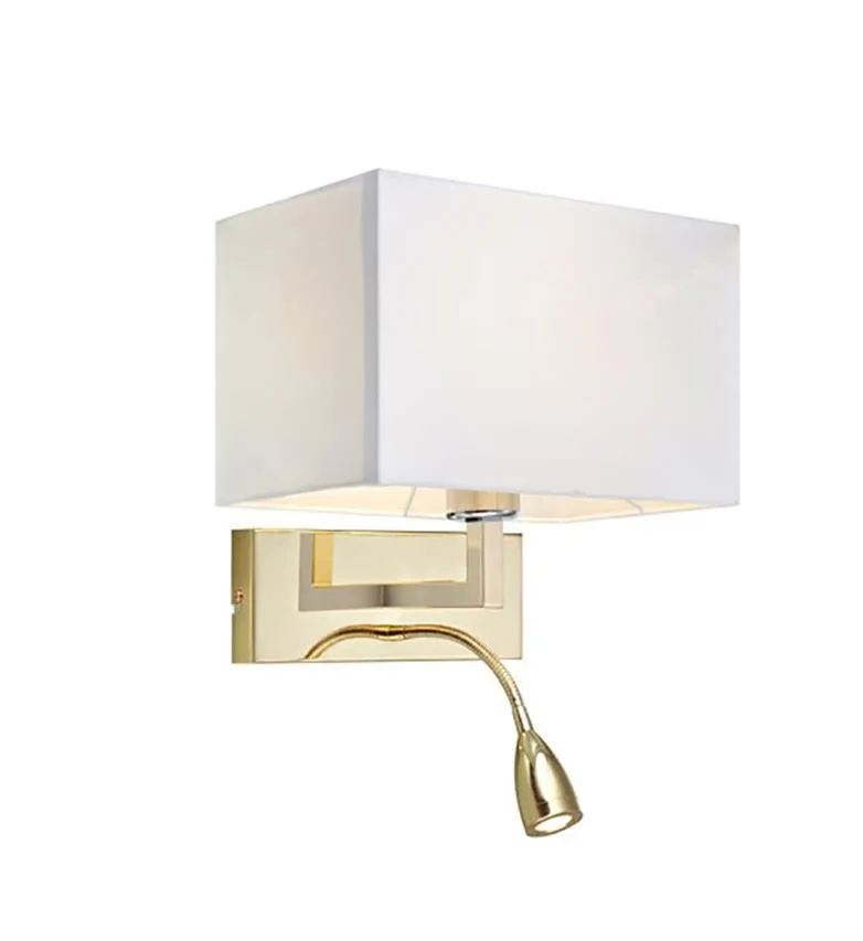 Wandleuchte SAVOY 2L 2XE27+LED Gold Marksoljd 106308
